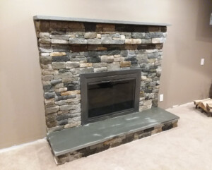 Ashburnham MA Ledgestone Fireplace Unmistaken Stonecraft MA and Southern NH