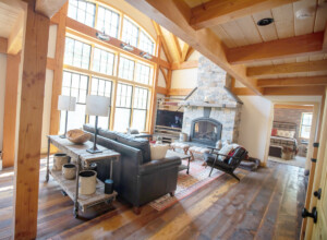 Princeton MA Fireplace - View from KitchenUnmistaken Stonecraft MA and Southern NH