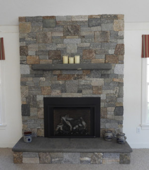 North Andover Fireplace After Unmistaken Stonecraft MA and Southern NH