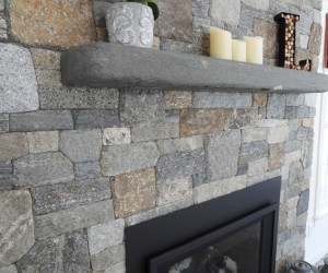 North Andover Fireplace Detail Unmistaken Stonecraft MA and Southern NH